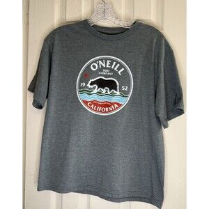 O’Neill Boys Standard Fit T-Shirt Large (G/6) California Surf Bear Graphic Tee